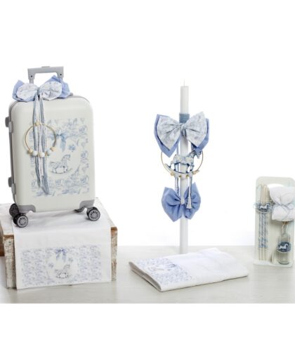 Σετ Βάπτισης "Vintage Toile Horse"
